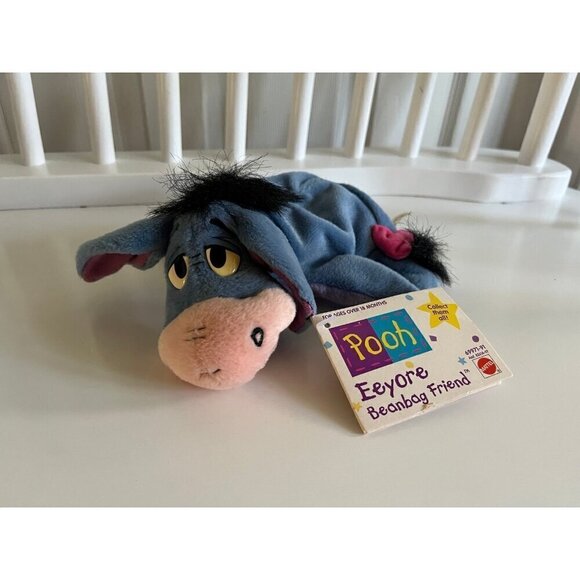 Disney Other - Disney Eeyore Plush Beanbag Friend Vintage NWT